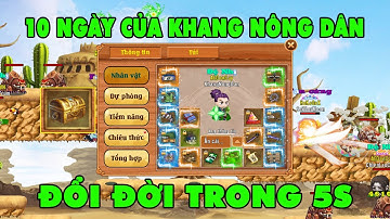 Làng Lá Phiêu Lưu Ký I 10 Ngày Của Khang Nông Dân LEO TOP...Thằng Nông Dân May Mắn..RBN Đầu Tiền SVM