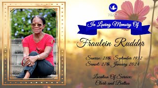 Funeral Tribute Of Fraulein Rudder