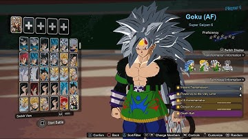 Dragon Ball Sparking Zero - Goku SSJ 5 (AF) VS Vegeta Evil SSJ God