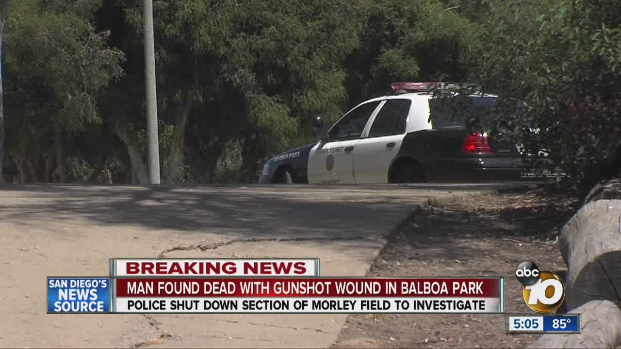 Man found dead with gunshot wound in Balboa Park - YouTube