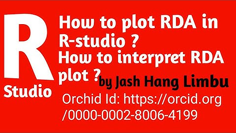 Redundancy Analysis (RDA) in R-studio and it