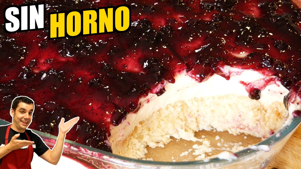 PASTEL de YOGUR más fácil y rico 🍰🍰 SIN HORNO ni batidora 😍😍 Receta # 942