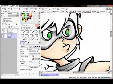 DESENHANDO LOKIS (Paint Tool SAI) 