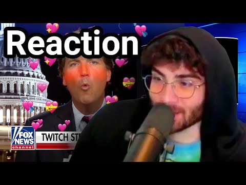 Thumbnail for Hasanabi Reacts to Tucker Carlson calling him a heaping helping hunk of a man