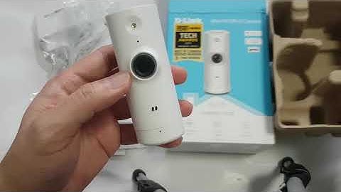 Unboxing D-Link Mini HD Wi-Fi Camera Model DCS-8000LH