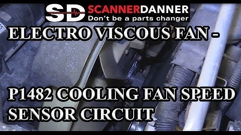 Electro Viscous Fan - P1482 Cooling Fan Speed Sensor Circuit