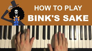 One Piece - Binks Sake (Piano Tutorial Lesson)
