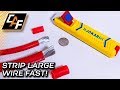 Strip LARGE Wires FAST! Professional Wire Stripping Tool