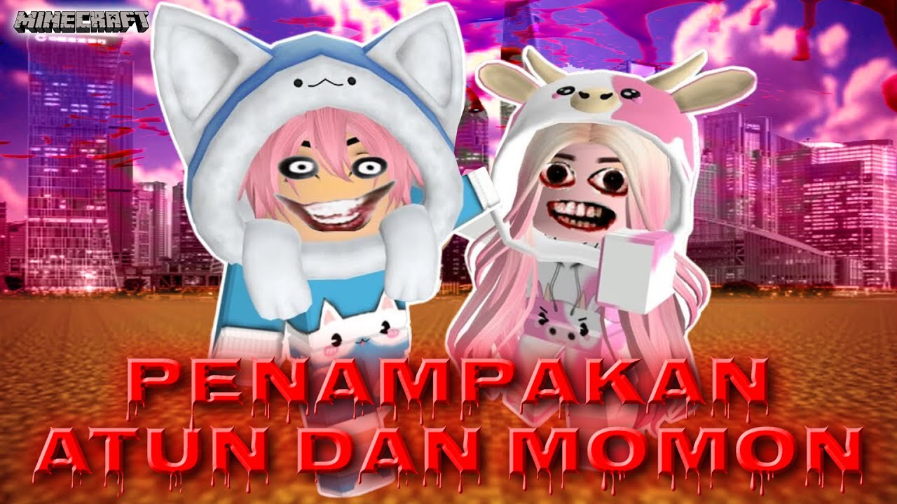 PENAMPAKAN ATUN DAN MOMON HANTU DI MINECRAFT ! ATUN DAN MOMON KESURUPAN