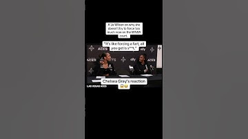 A’Ja Wilson SHOCKS Chelsea Gray with this quote: “If you try & force a fart, all you get is s**t”😱