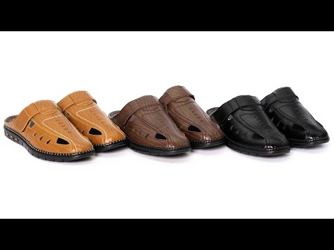 Trên tay mẫu Giày sabo, giày sục da bò thật đục lổ thoáng mát VO Shoes HT811