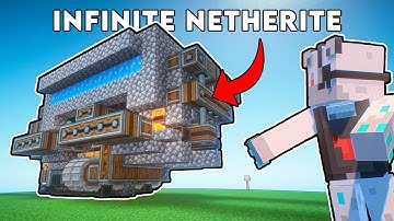 Minecraft Create Mod Netherite Machine?! | This should be ILLEGAL | Tutorial