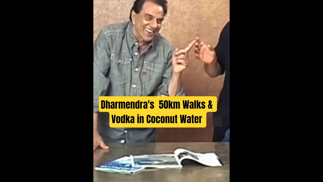 Ramesh Sippy reveals Dharmendra mixed vodka in coconut water on Sholay sets🥺 