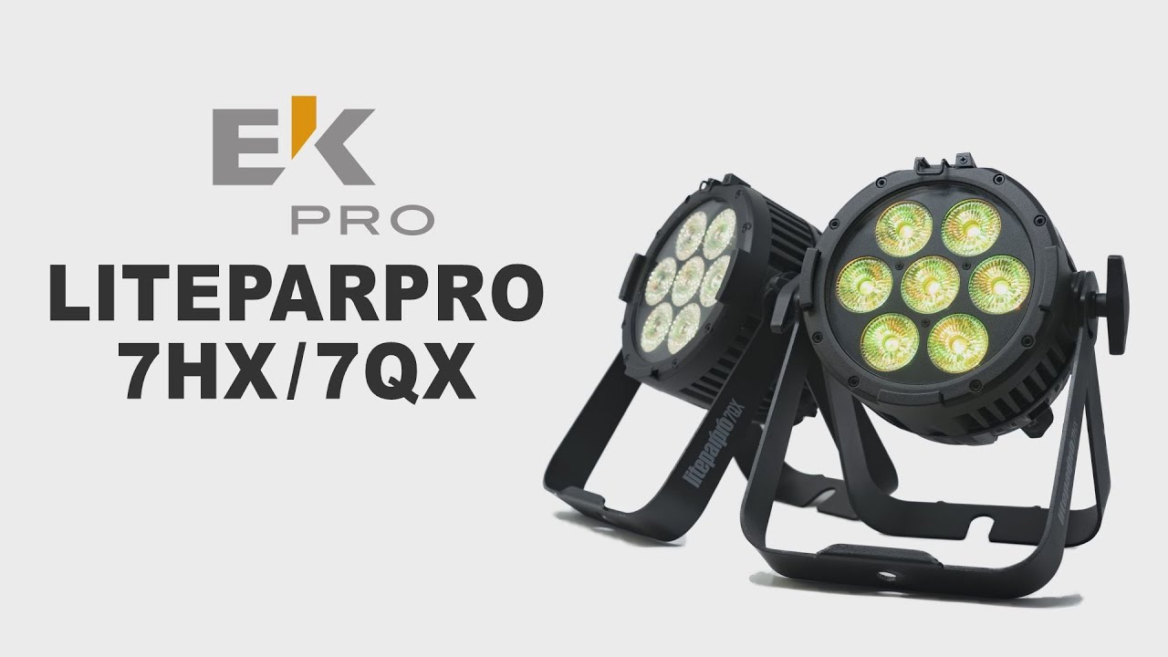 American DJ / Liteparpro 7QX 防水 LEDパーライトステージ・舞台照明