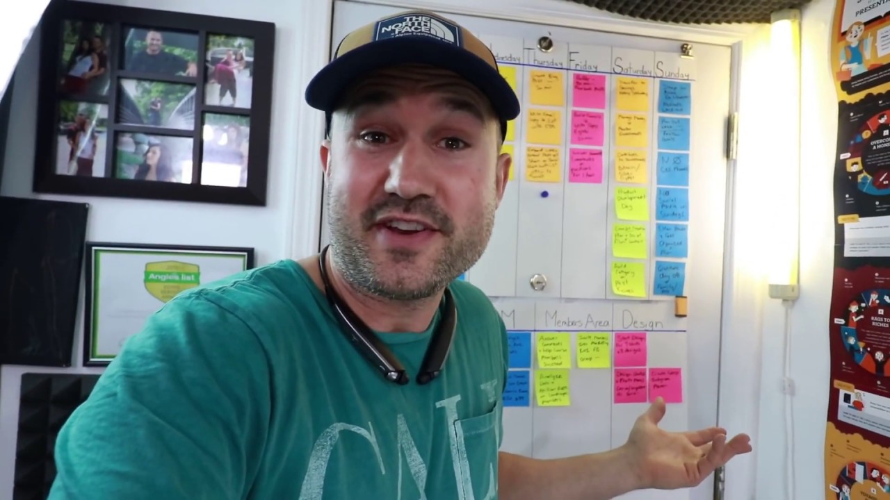 How to Organize Your Digital Marketing Business - Sticky Note System Internet Marketers Influencer