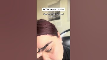 DIY Laminated Brows