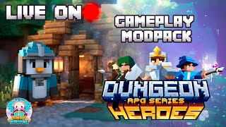 #16 - Gameplay para Relaxar, explorando o mundo - Minecraft Modpack: Dungeon Heroes