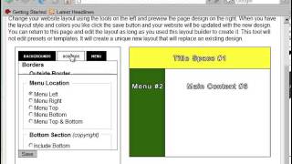 Building website layouts on websites at pageBuzz.com