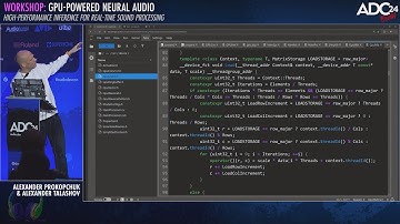 Workshop: GPU-Powered Neural Audio - High-Performance Inference for Real-Time Sound Processing - ADC