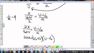 Kinematics Derivation Part 2