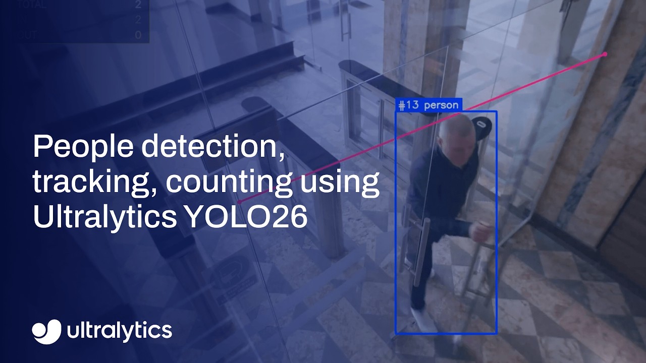 Real-Time Entrance Analytics with Ultralytics YOLO26 | Customer Tracking & Counting | AI in Retail 🚀
