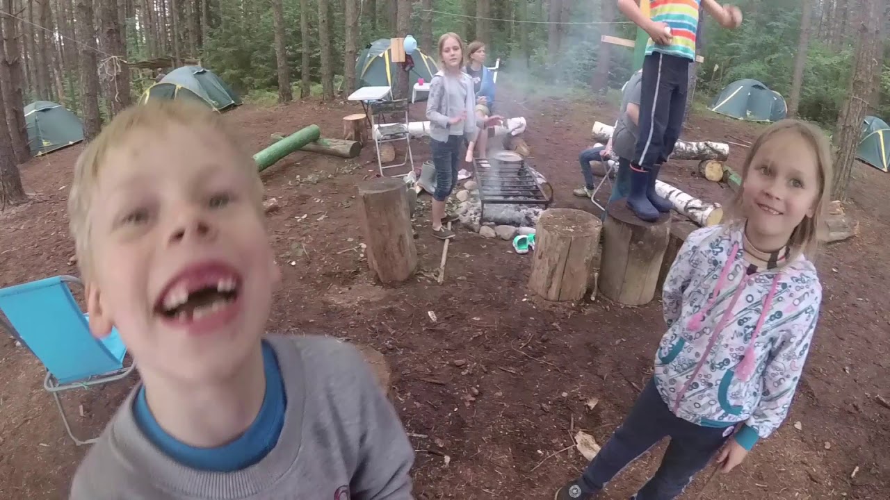 Палаточный лагерь на оке
