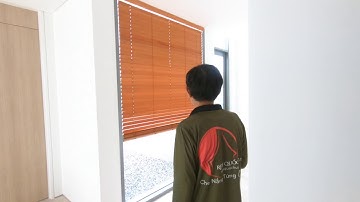 Rèm gỗ tự động cao cấp ✅ Màn gỗ tự động