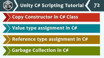 Copy Constructors & Value vs Reference Types in C# - Unity C# Scripting Tutorial 72 🚀
