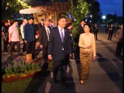 საქართველოს პრეზიდენტი მიღებას დაესწრო