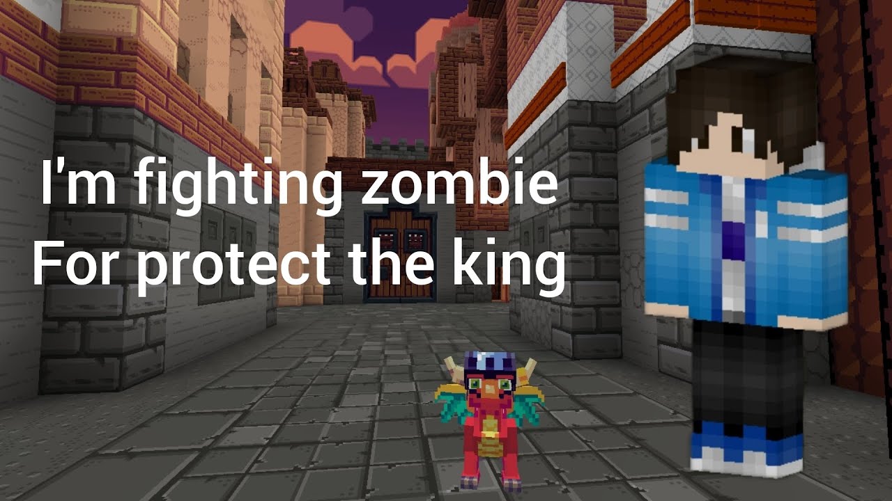 play minecraft the zombies are attacking the grave danger