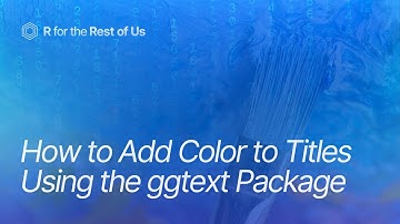 Using color in titles in ggplot