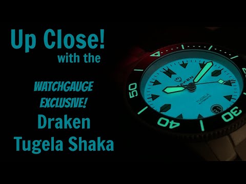 Up Close!  WatchGauge Exclusive: Draken Tugela Shaka