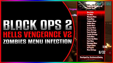 🔱[BO2/PS3] *NEW* Hells Vengeance v2 Zombies GSC Modmenu infection *OFW*🔱