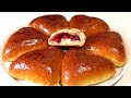 ПИРОЖКИ С МАЛИНОЙ на сдобном тесте./Raspberry pies