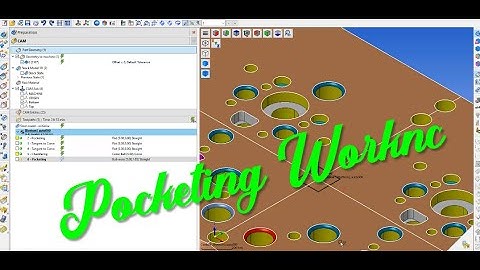 Pocketing toolpath#worknc