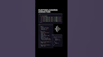 custom loading animation | #css #webdevelopment #javascript #animation