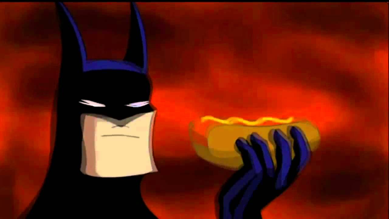 Batman Eats a Hot Dog Eats a Batman. - YouTube