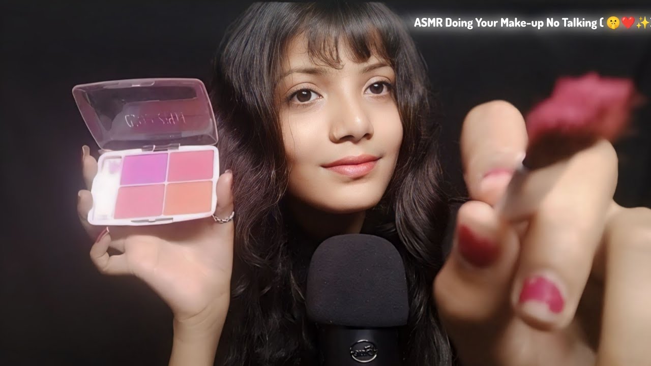 ASMR Doing Your Make-up No Talking ( 🤫 ️ ) - YouTube