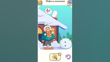DOP 5 (Delete one part)make a snowman ☃️ dop 5 game level 159 with solution example rk dop 5 gamer #