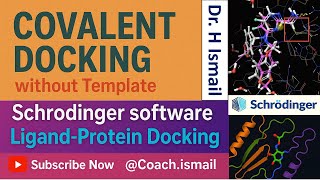 How to Perform Covalent Docking Without Templates in Schrödinger | Glide, Maestro Full Tutorial