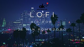 LoFi Hip Hop - Pomodoro 25 minutes - for focus, concentration and happyness