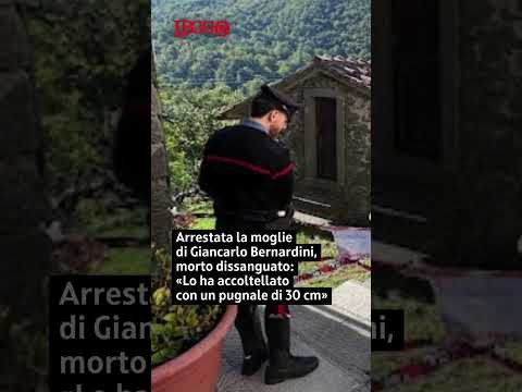 Video Arrestata la moglie di Giancarlo Bernardini, morto dissanguato