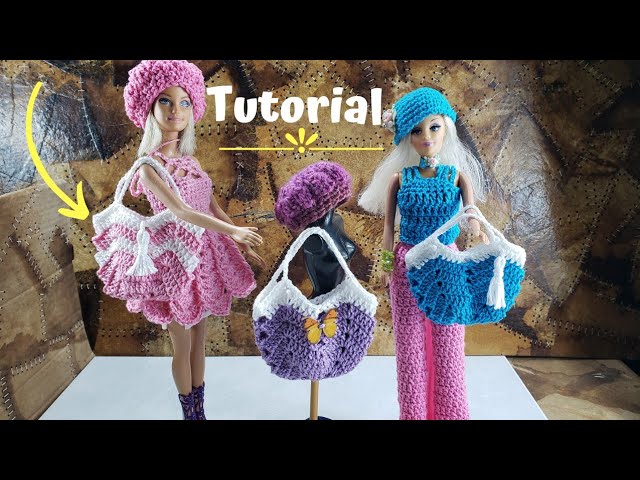 FIO MÁGICO: CROCHÊ - ROUPA DE BONECA - com gráfico  Crochet barbie  clothes, Crochet doll clothes, Crochet barbie patterns