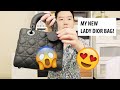 Lady Dior Ultra Matte Black Small UNBOXING with JJ