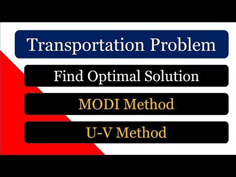[Hindi] Transportation Problem