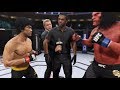 Bruce Lee vs. Hellboy (EA Sports UFC 2) - CPU vs. CPU