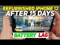 IPHONE 12 REFURBISHED CASHIFY BGMI TEST AFTER 15 DAYS ⚡ | REFURBISHED IPHONE 12 CASHIFY REVIEW