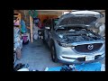 What a pain but it's fun!😅2017 Mazda CX5 condenser changed!👍