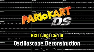 Mario Kart DS Kiosk Demo - GCN Luigi Circuit [Oscilloscope Deconstruction]