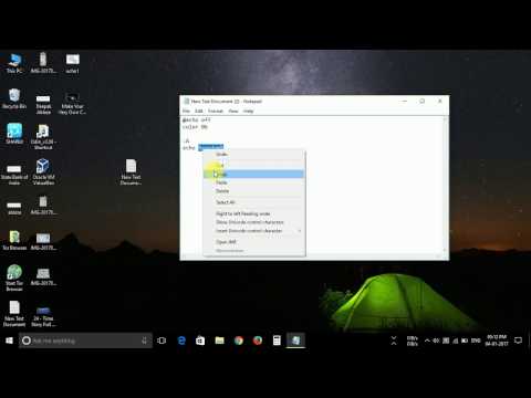 How to create batch file.(HACKERS STYLE) Must watch!!!!!!!!!!!!!